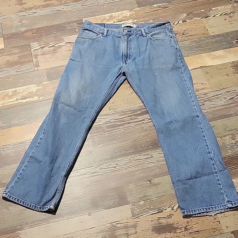 Levi's 505 Denim Blue Jeans Straight Fit Mens‎ Size 36/30